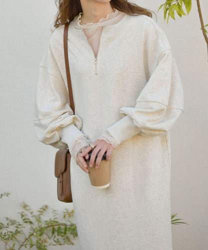 LOGO SWEAT FLARE ONEPIECE