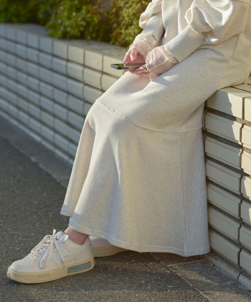 LOGO SWEAT FLARE ONEPIECE