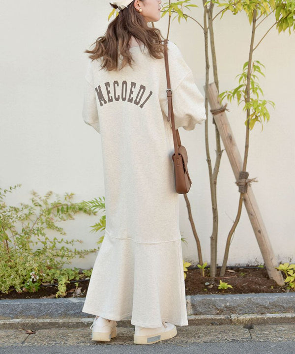 LOGO SWEAT FLARE ONEPIECE