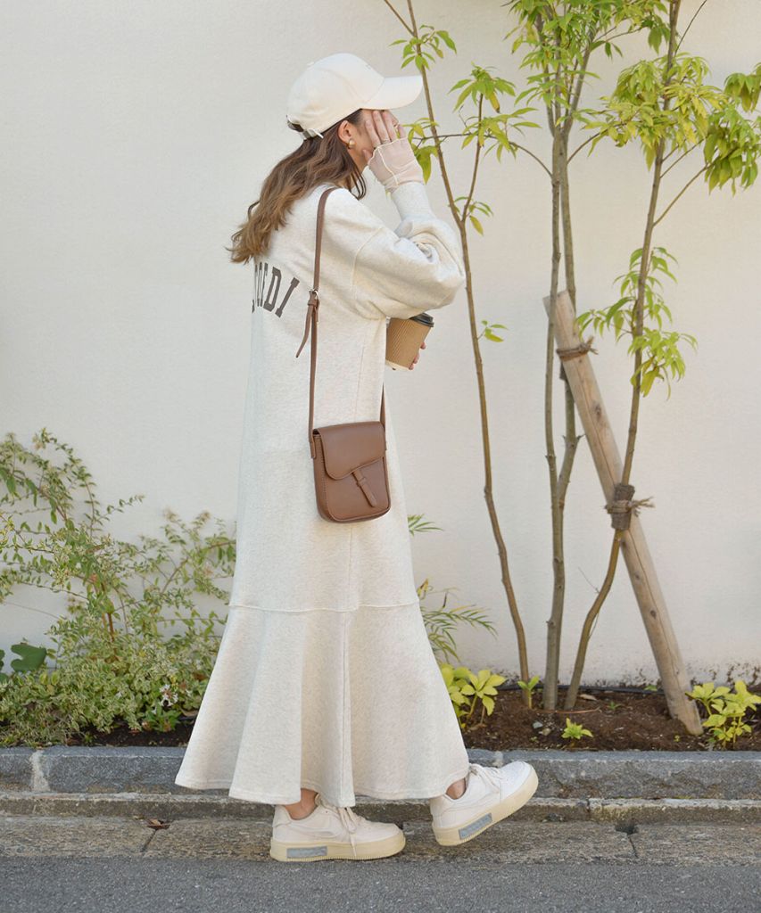 LOGO SWEAT FLARE ONEPIECE