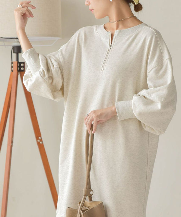 LOGO SWEAT FLARE ONEPIECE