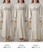 LOGO SWEAT FLARE ONEPIECE