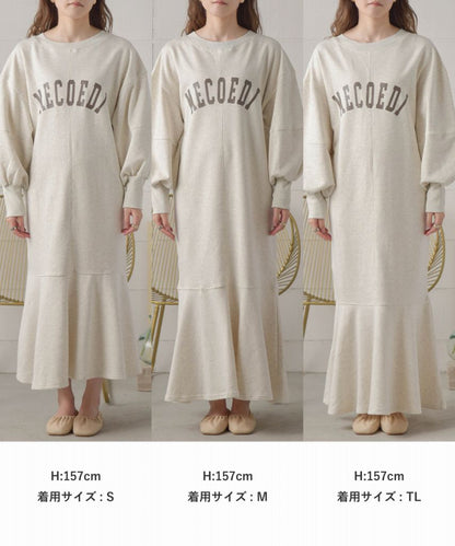 LOGO SWEAT FLARE ONEPIECE