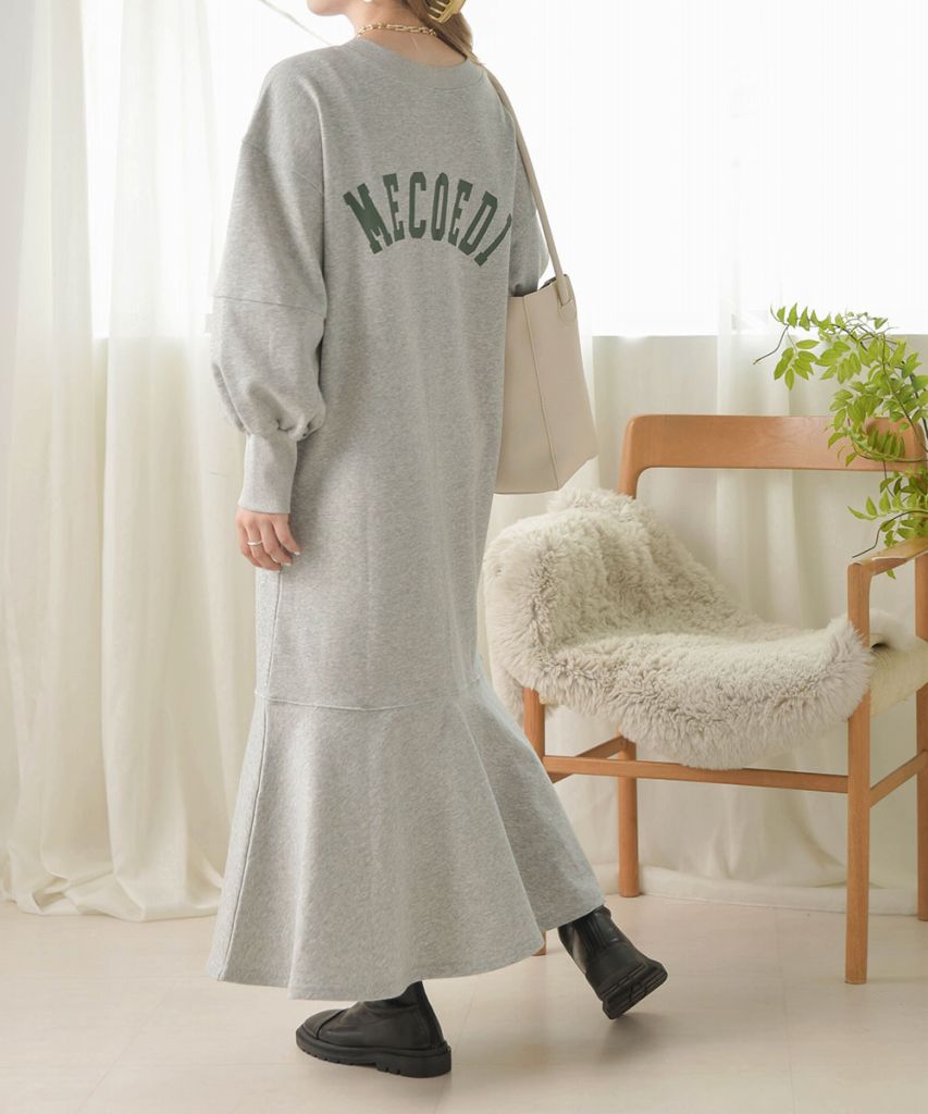LOGO SWEAT FLARE ONEPIECE