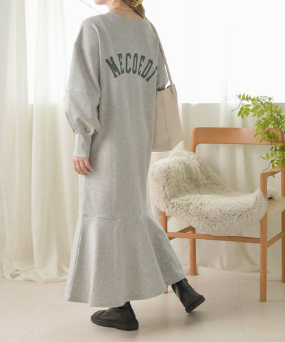 LOGO SWEAT FLARE ONEPIECE