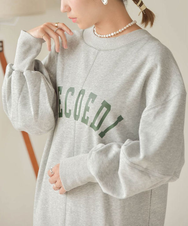 LOGO SWEAT FLARE ONEPIECE