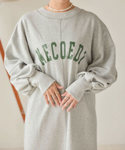 LOGO SWEAT FLARE ONEPIECE