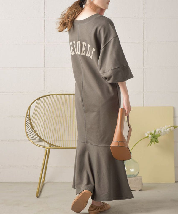 LOGO SWEAT FLARE ONEPIECE