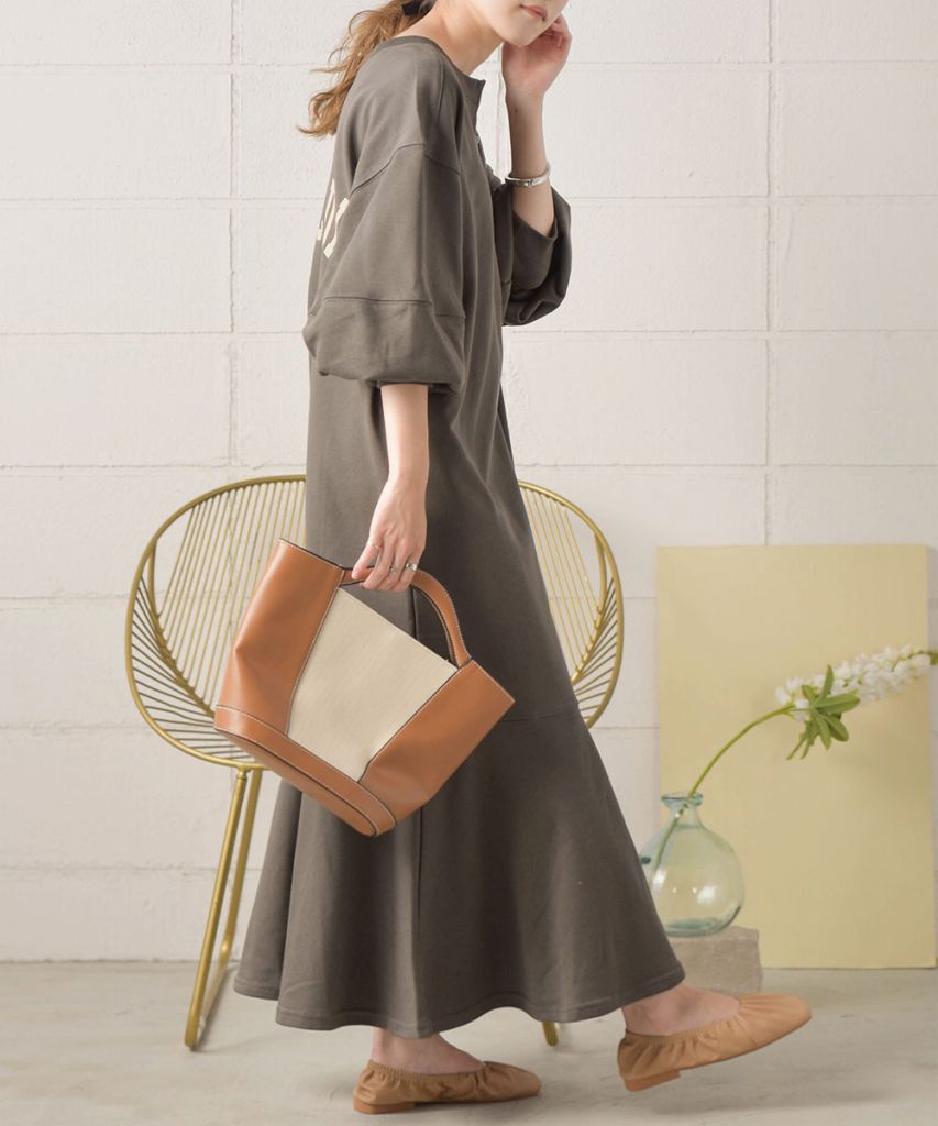 LOGO SWEAT FLARE ONEPIECE