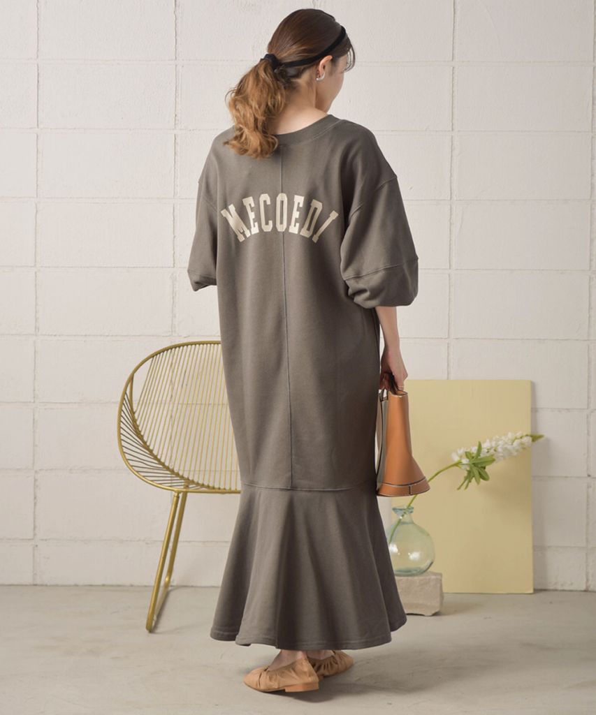 LOGO SWEAT FLARE ONEPIECE