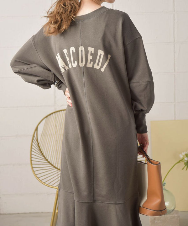 LOGO SWEAT FLARE ONEPIECE