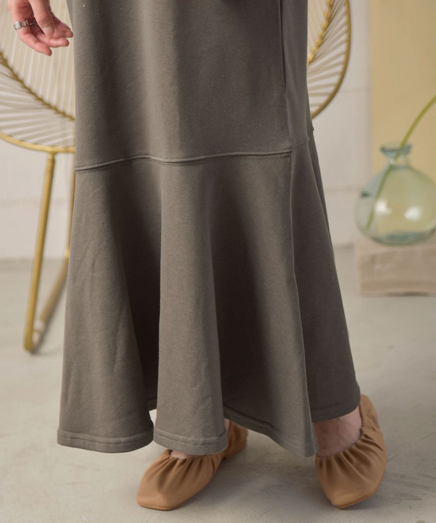 LOGO SWEAT FLARE ONEPIECE