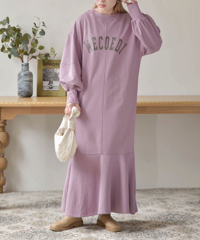 LOGO SWEAT FLARE ONEPIECE