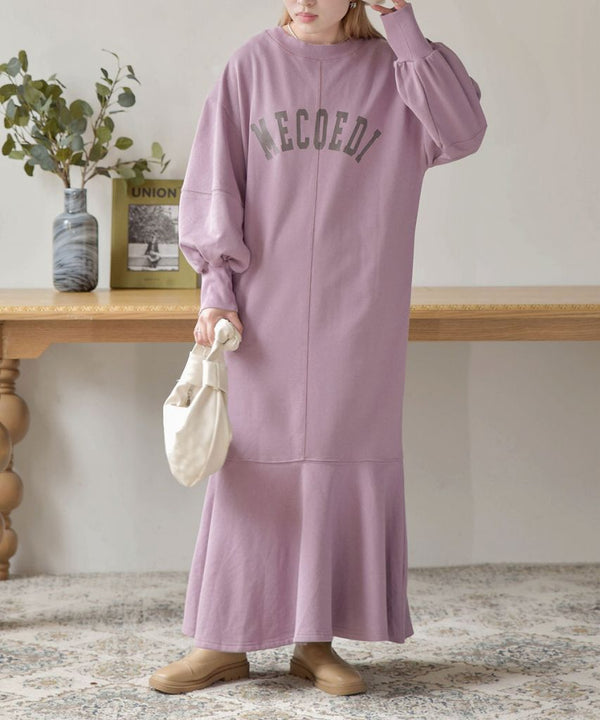 LOGO SWEAT FLARE ONEPIECE