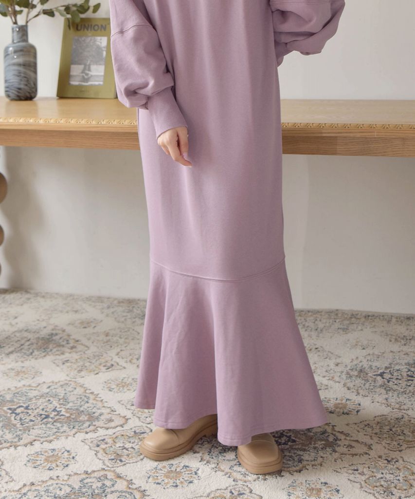 LOGO SWEAT FLARE ONEPIECE