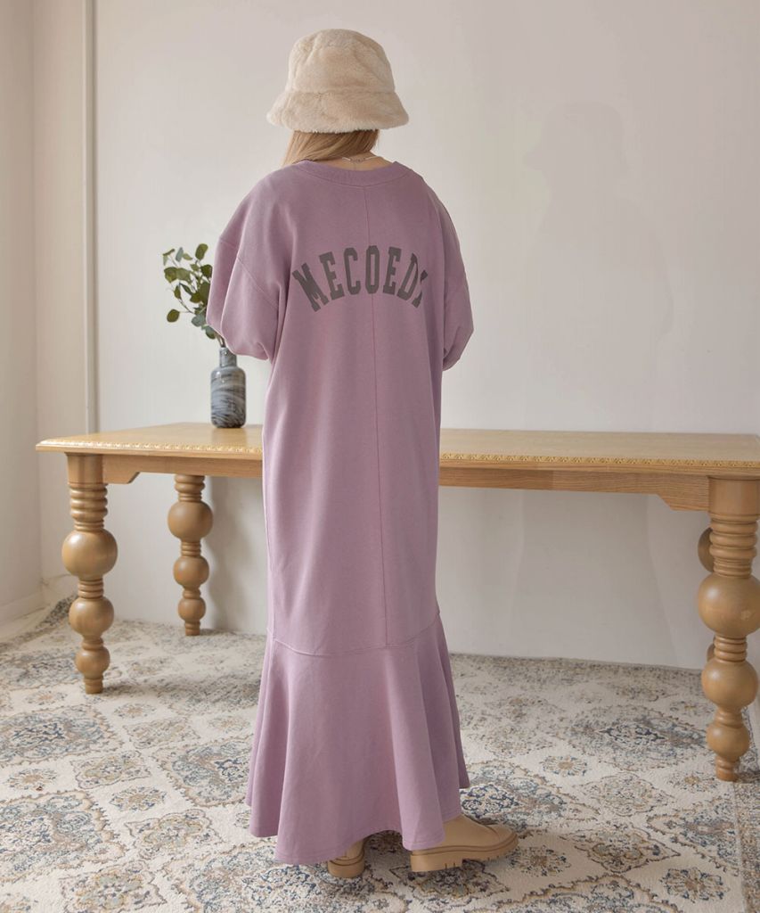 LOGO SWEAT FLARE ONEPIECE