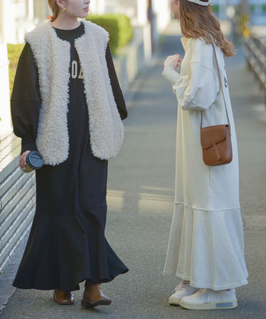 LOGO SWEAT FLARE ONEPIECE