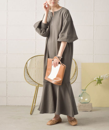 LOGO SWEAT FLARE ONEPIECE