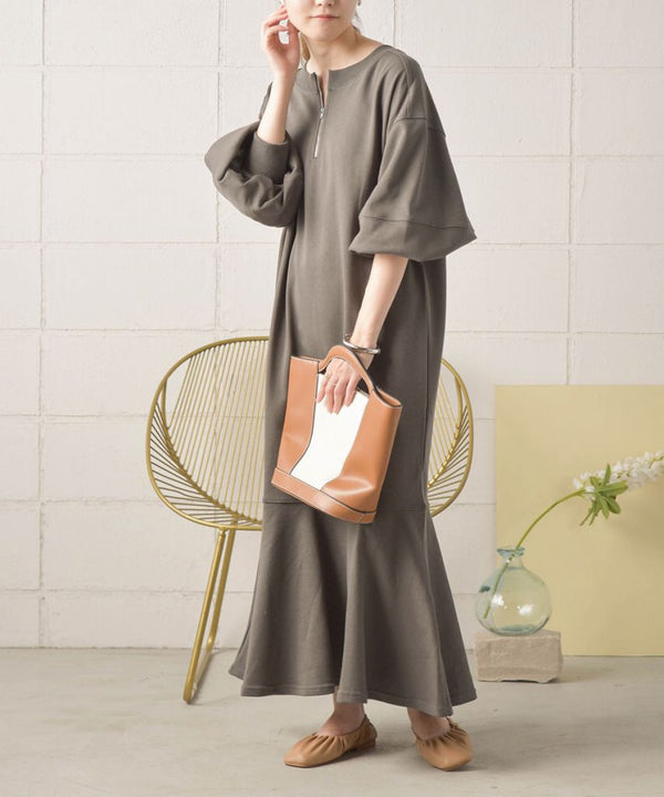 LOGO SWEAT FLARE ONEPIECE