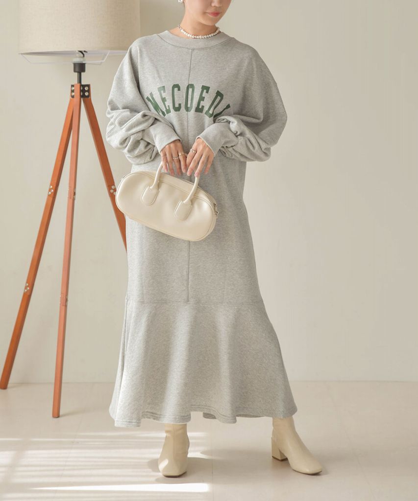 LOGO SWEAT FLARE ONEPIECE