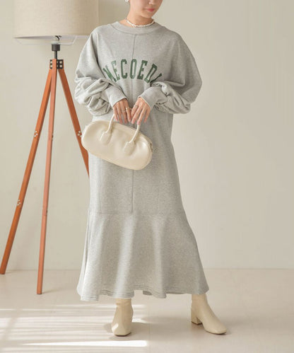 LOGO SWEAT FLARE ONEPIECE