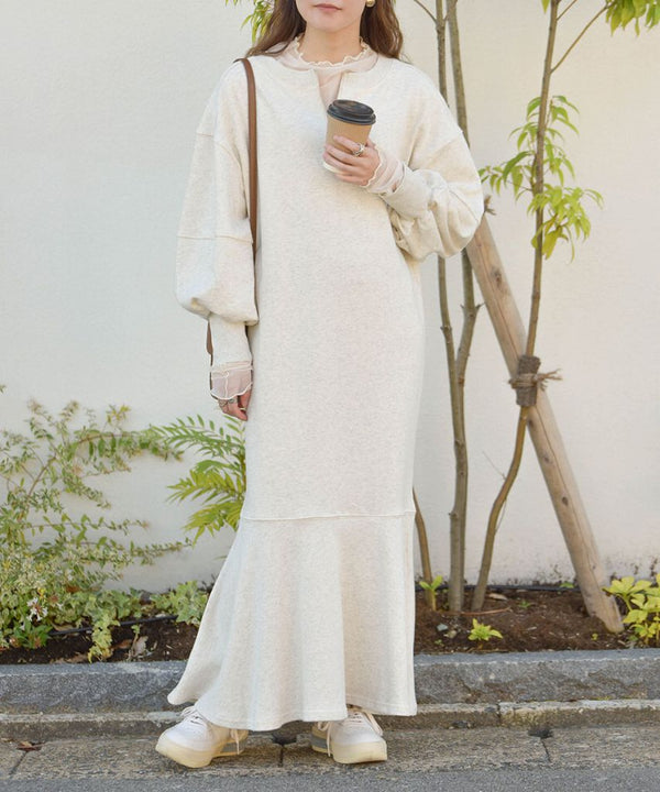 LOGO SWEAT FLARE ONEPIECE
