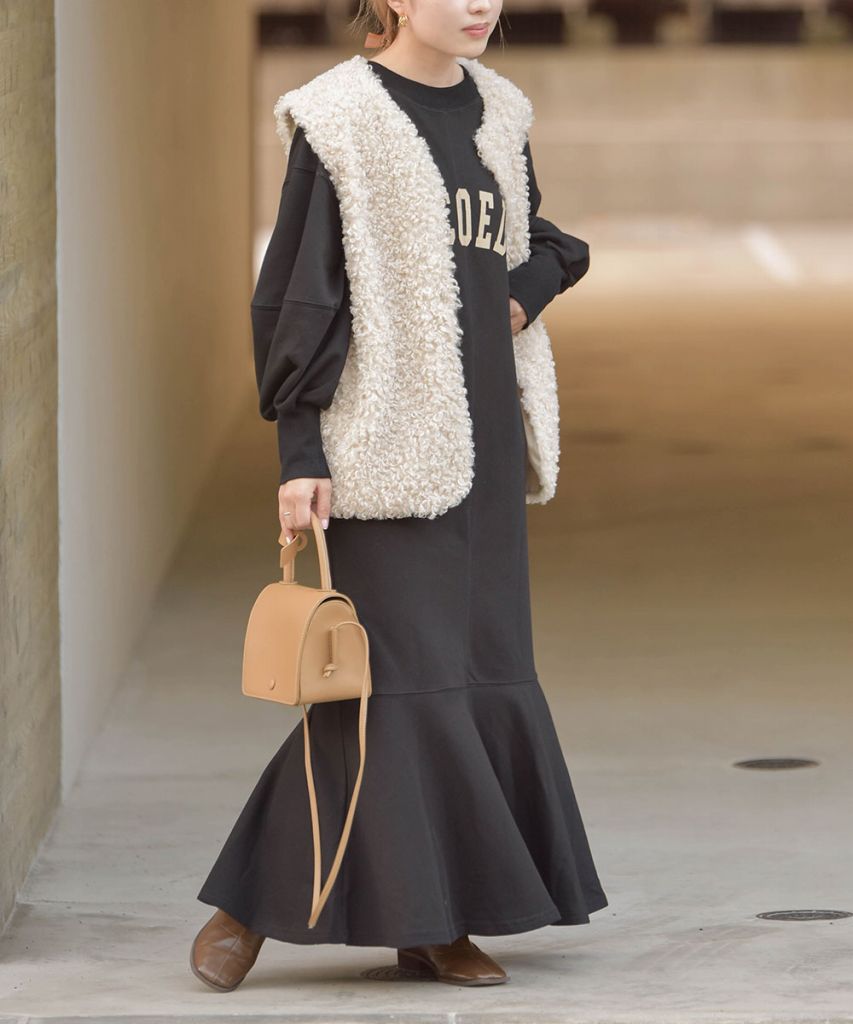 LOGO SWEAT FLARE ONEPIECE