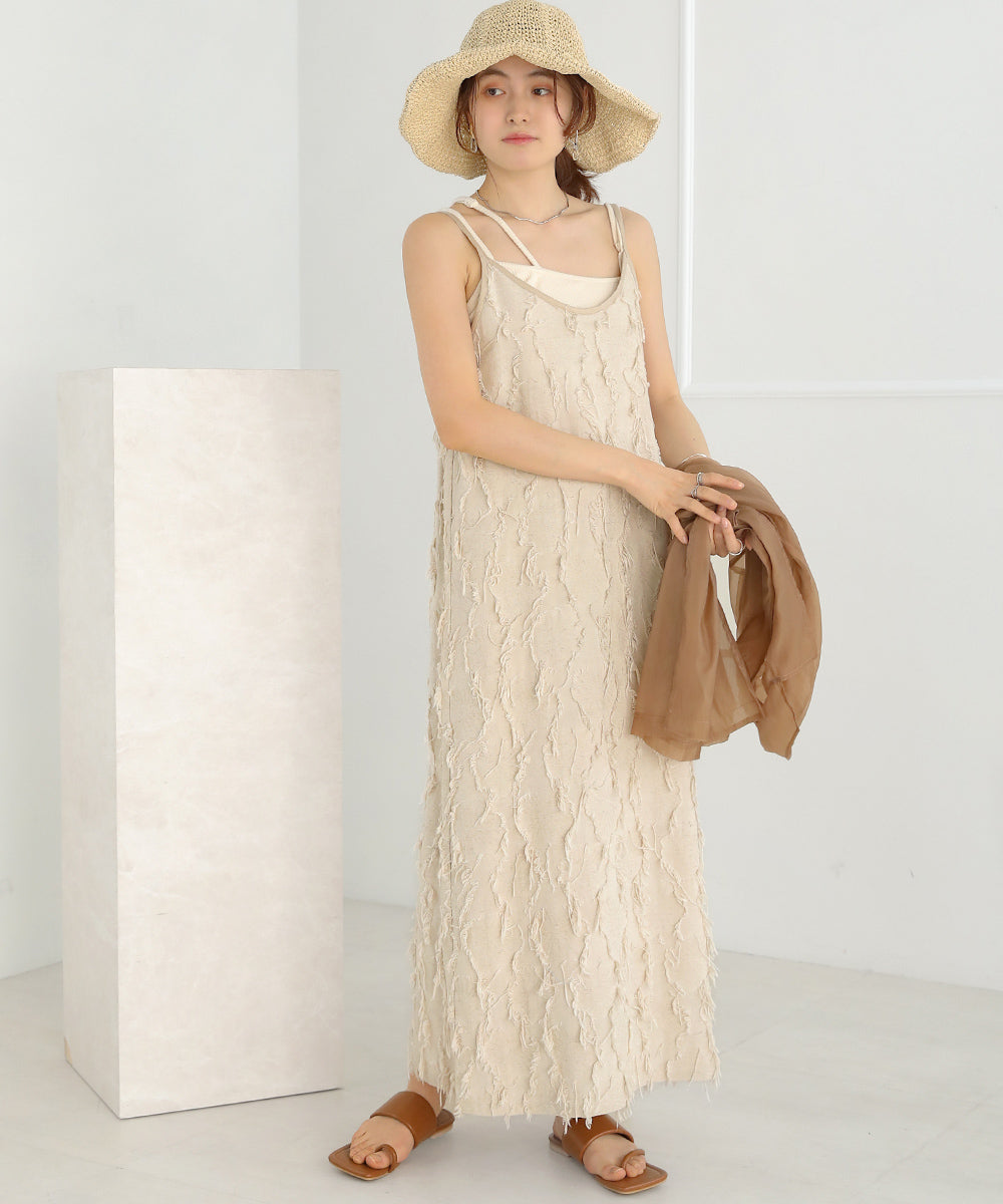 SHAGGY JACQUARD ONEPIECE