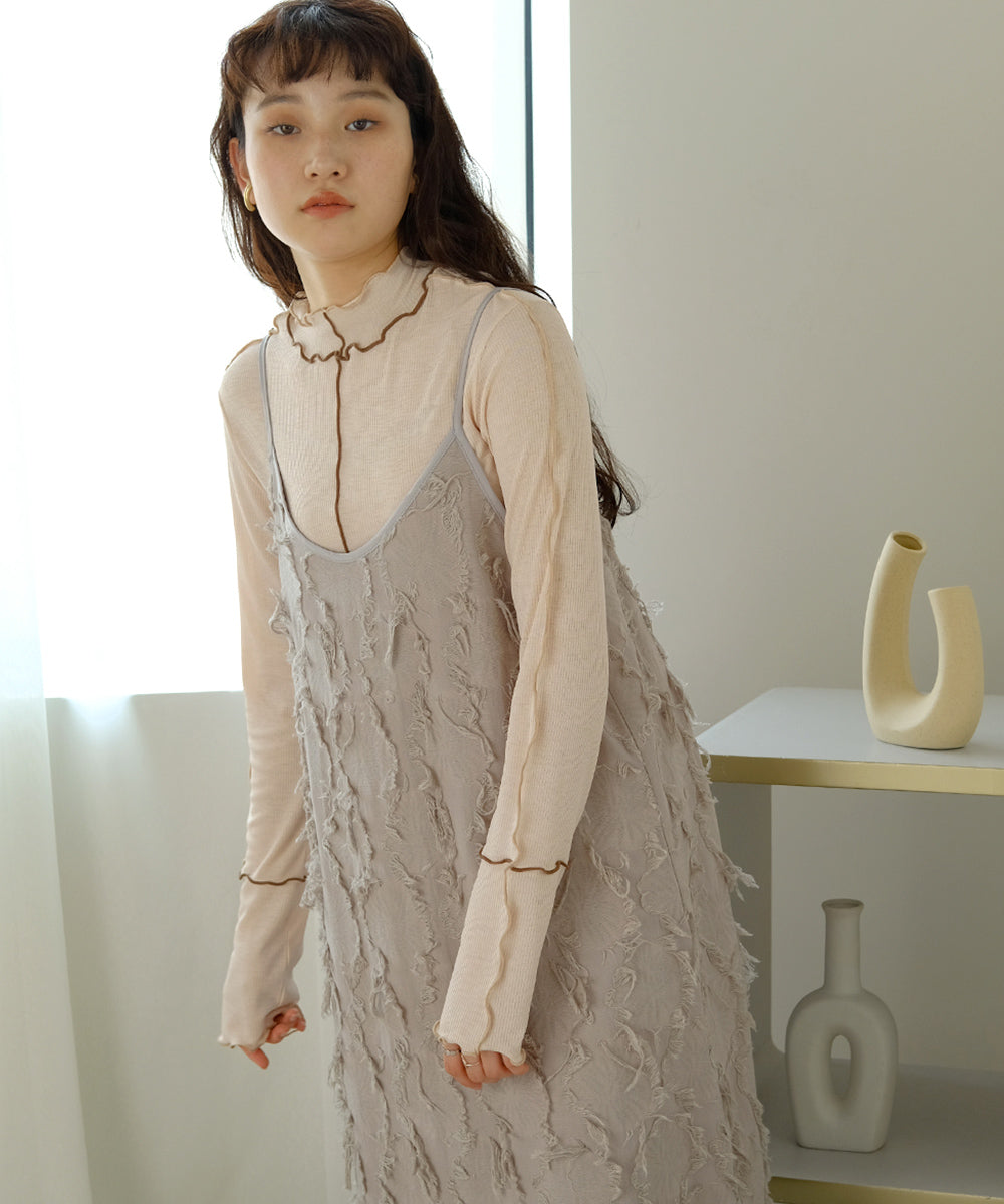 SHAGGY JACQUARD ONEPIECE