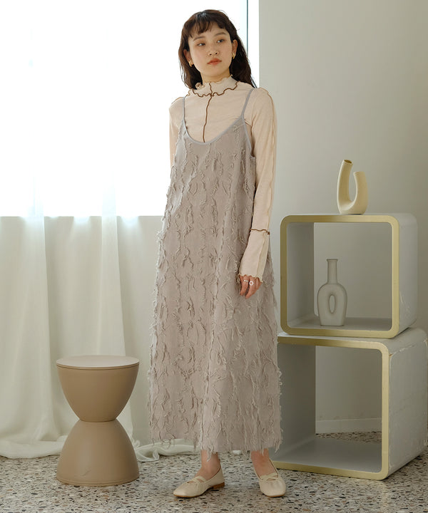 SHAGGY JACQUARD ONEPIECE