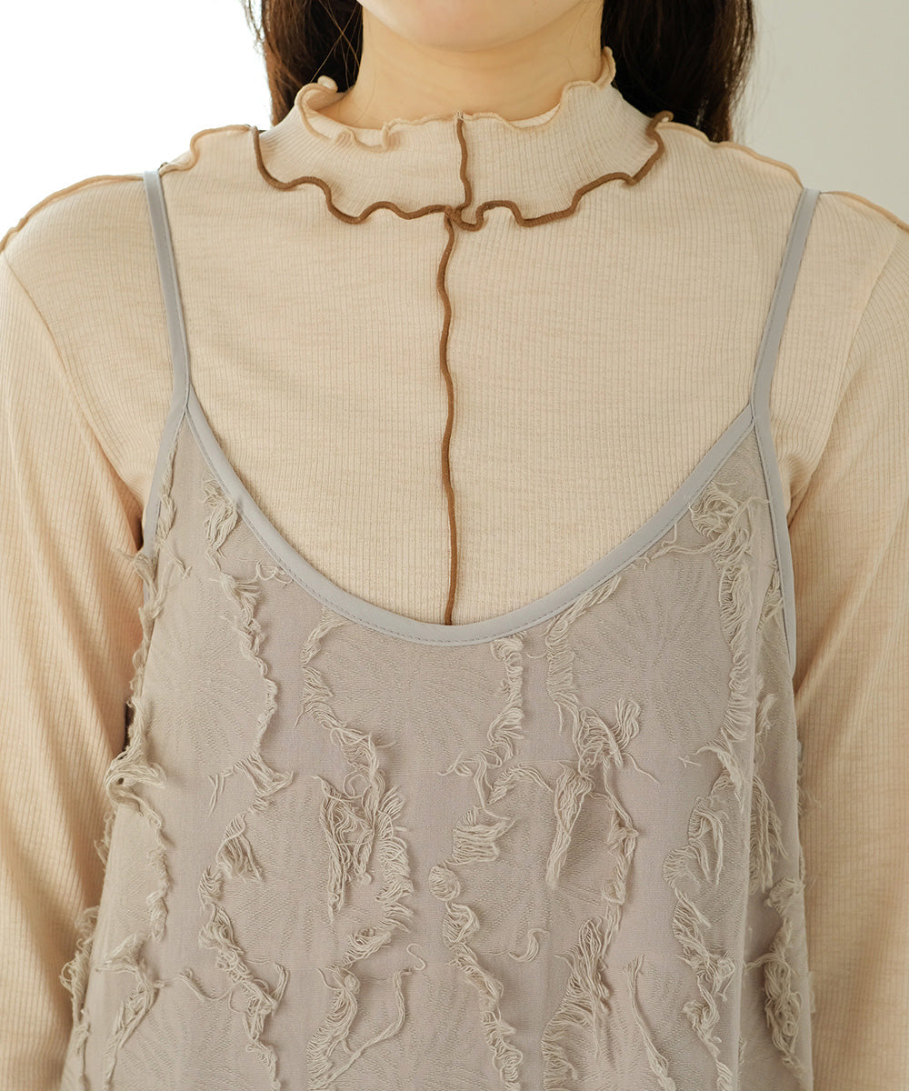 SHAGGY JACQUARD ONEPIECE