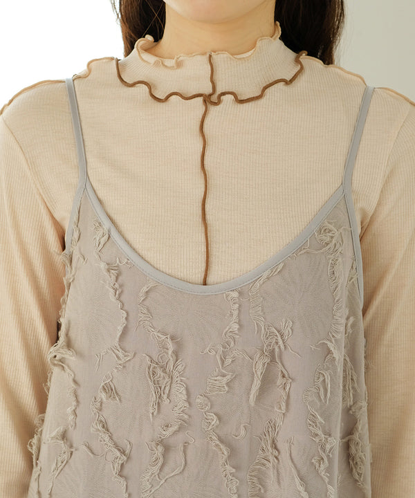 SHAGGY JACQUARD ONEPIECE