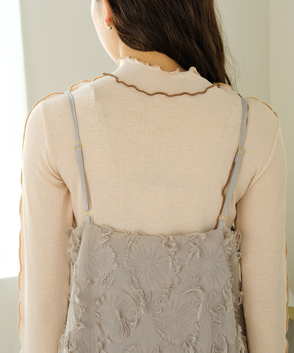 SHAGGY JACQUARD ONEPIECE