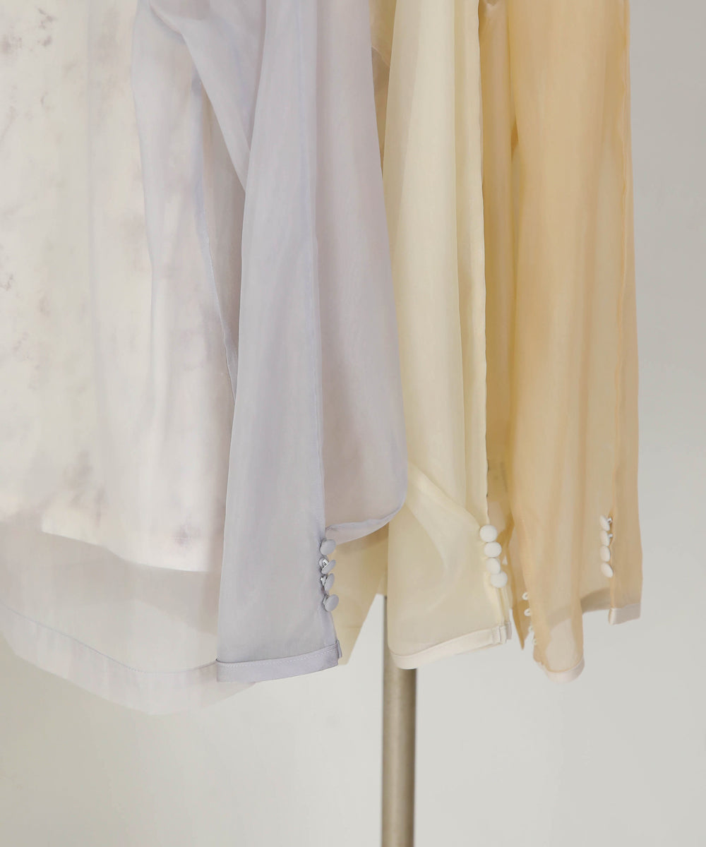 SHEER TOPS WITH MARBLECAMISOLE