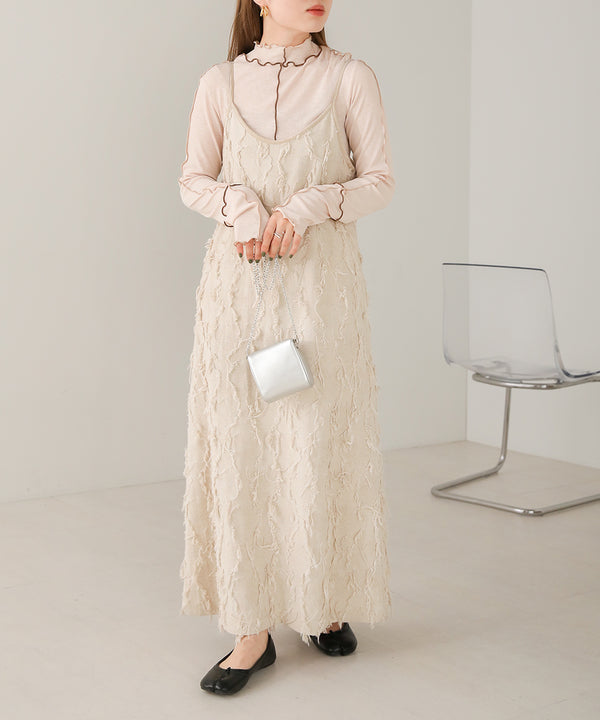 SHAGGY JACQUARD ONEPIECE