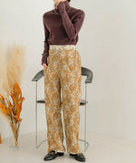 REVERSIBLE JACQUARD PANTS