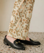 REVERSIBLE JACQUARD PANTS