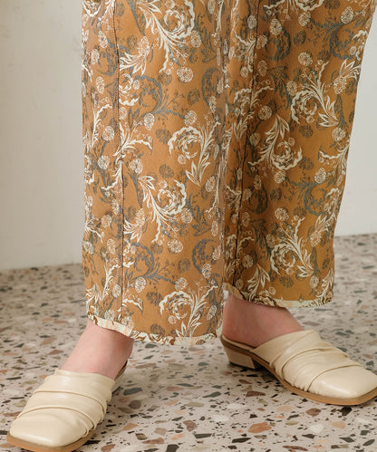 REVERSIBLE JACQUARD PANTS
