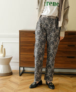 REVERSIBLE JACQUARD PANTS