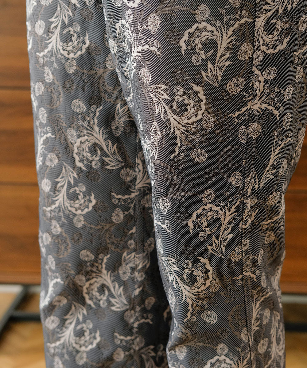 REVERSIBLE JACQUARD PANTS