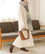 GRADATION KNIT VOLUME SCARF