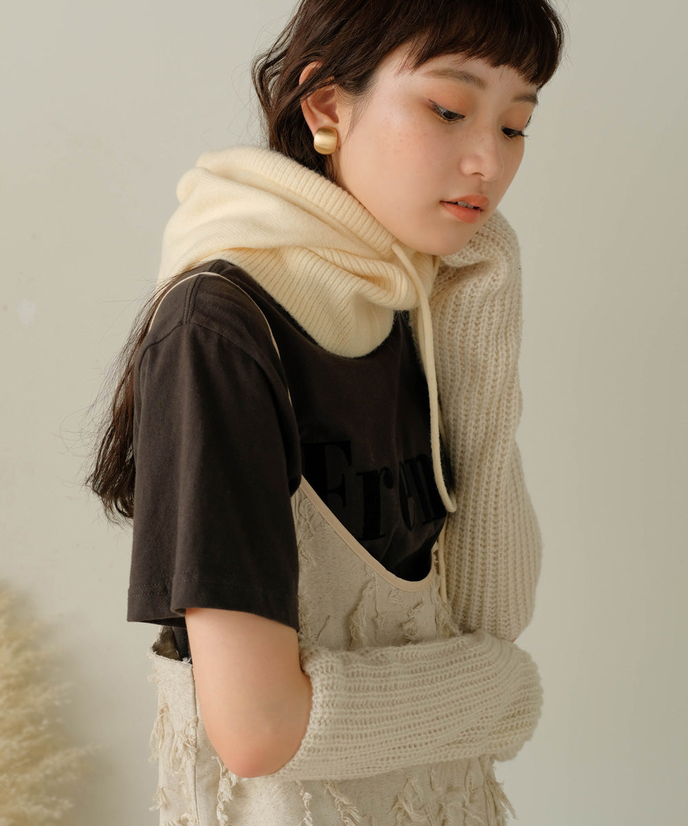 BALACLAVA KNIT HOOD WARMER