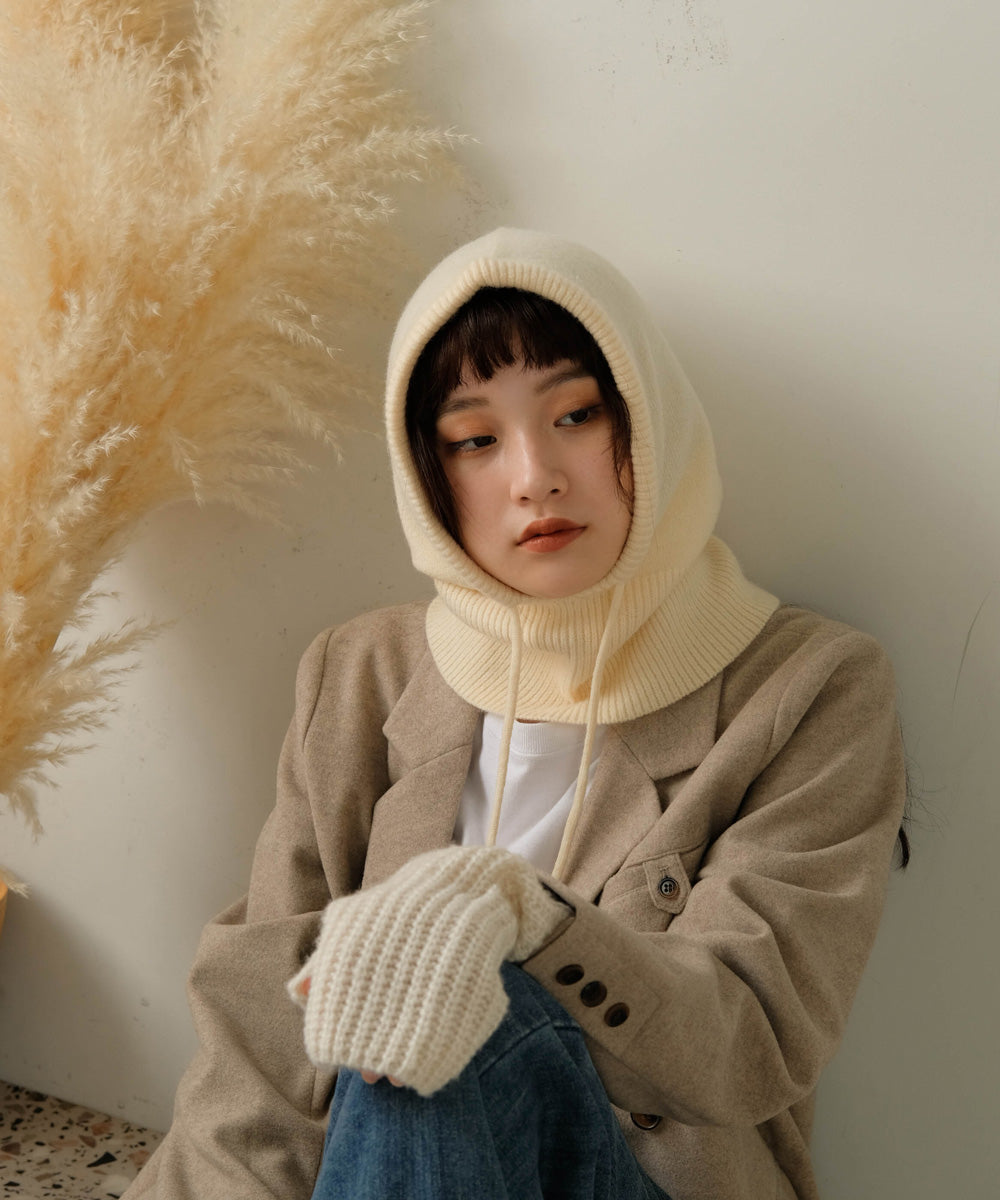 BALACLAVA KNIT HOOD WARMER
