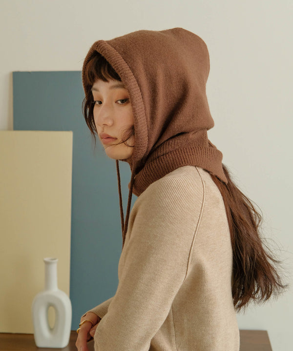 BALACLAVA KNIT HOOD WARMER