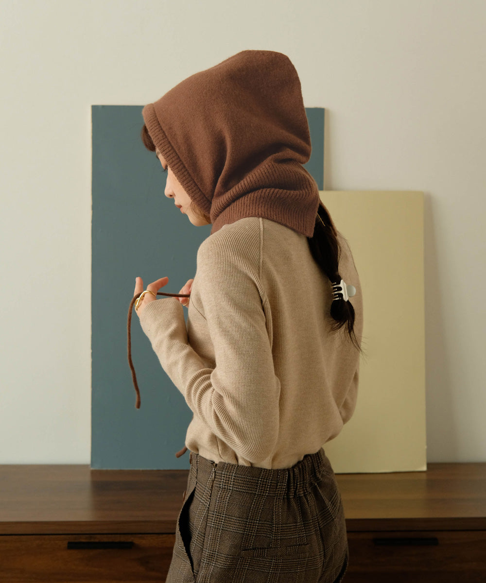 BALACLAVA KNIT HOOD WARMER