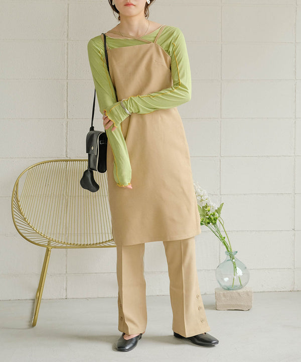 ONEPIECE + SLIT PANTS SET