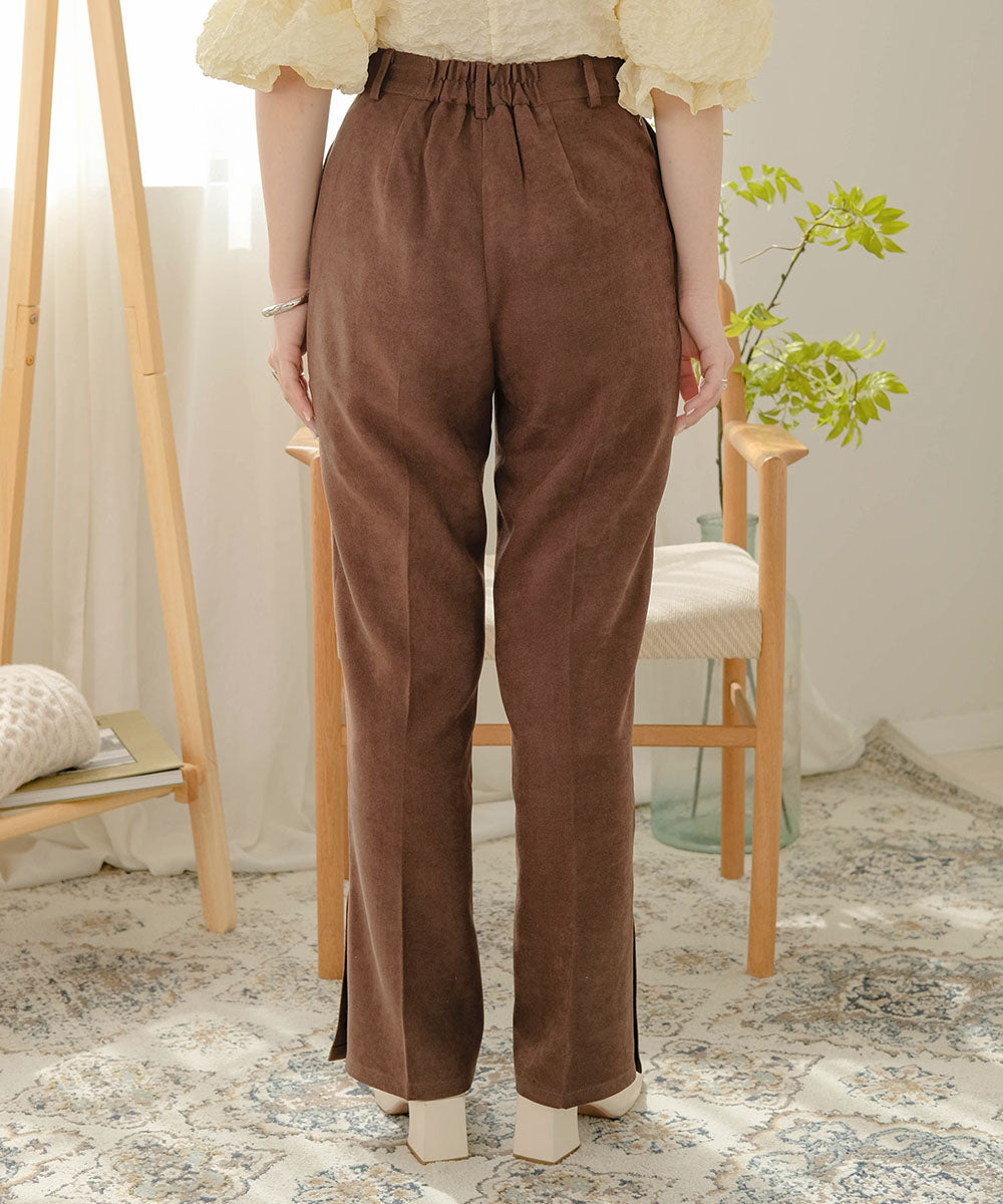 ONEPIECE + SLIT PANTS SET