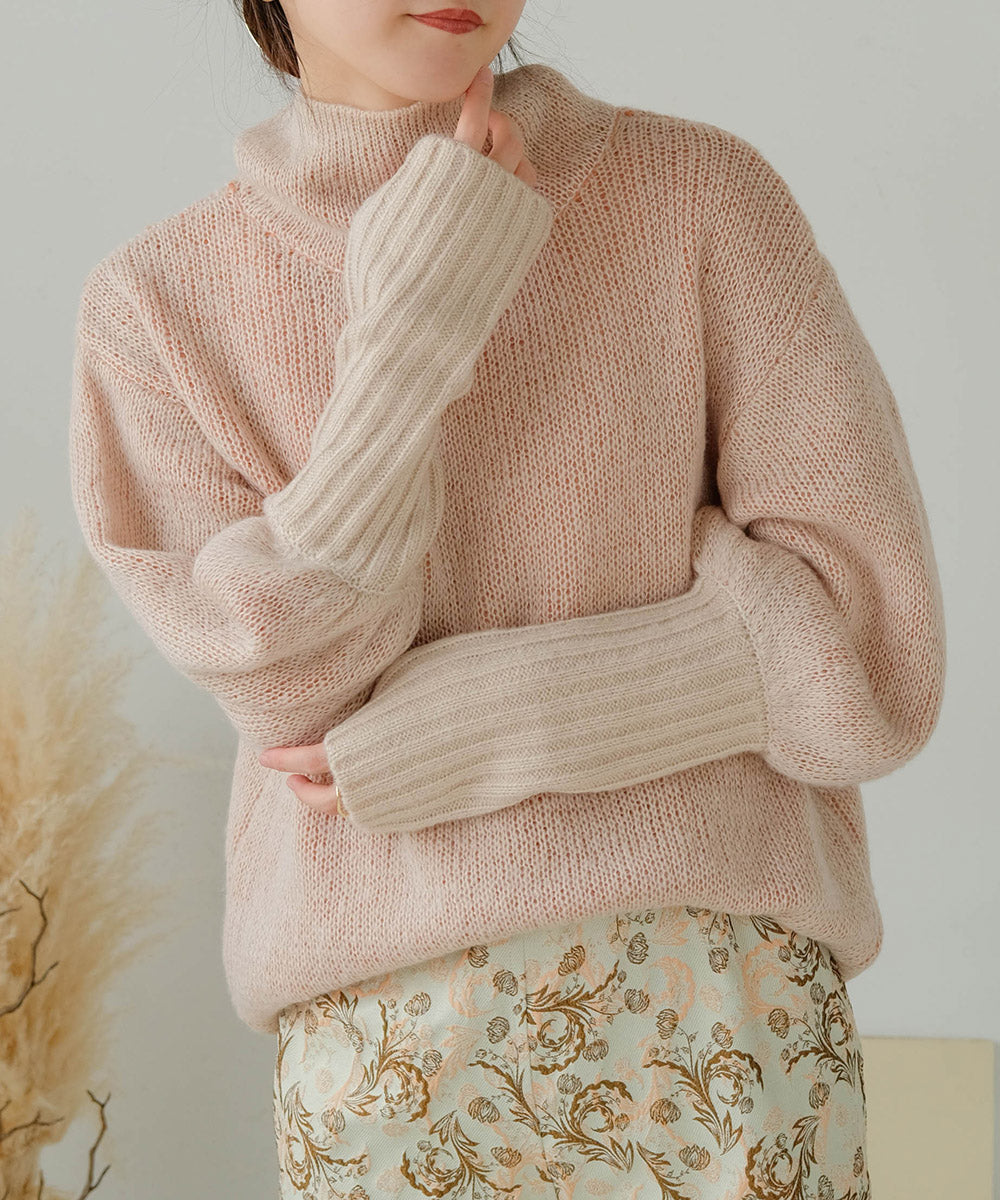 COLLAR REVERSIBLE KNIT