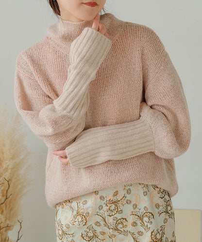COLLAR REVERSIBLE KNIT