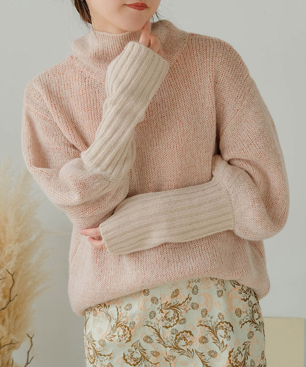 COLLAR REVERSIBLE KNIT